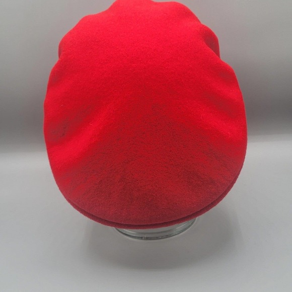 New Authentic Mens KANGOL 504 100% Wool 0258BC Cap Size M Medium Red NWT - Picture 7 of 15